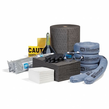 Spill Kit Refill, 20 gal Volume Absorbed per Kit, 20 gal Capacity, Box MPN:RFL2401