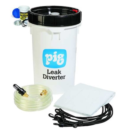 PIG Roof Leak Diverter Bucket Kit, 11 lb. MPN:TLS121-TR