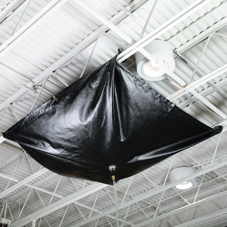 Magnetic Roof Leak Diverter Tarp Black 5' L x 5' W MPN:TLS1999-BK