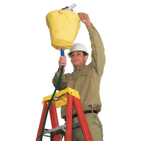 PIG Pipe Leak Diverter, Yellow, 2 lb. MPN:TLS200-YW