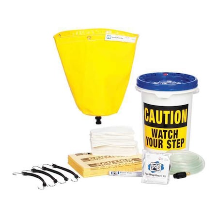 PIG Pipe Leak Diverter Bucket Kit, 11 lb. MPN:TLS669-YW