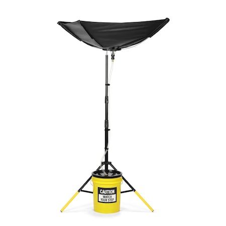 Roof Leak Diverter, Color Black, PVC, 3/4