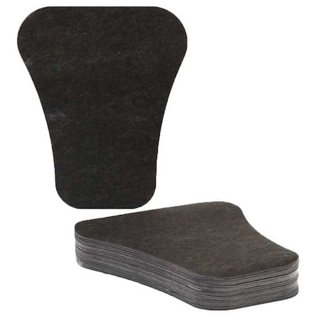 Adhesive Backed Urinal Mat, PP, PK50 MPN:GRP7502-BK