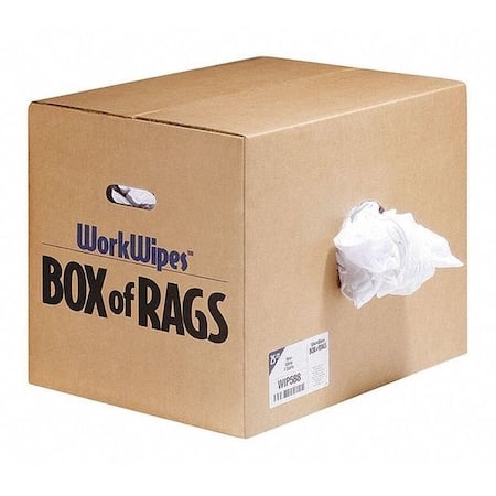 25 lb.Cleaning Rags Box, Cotton MPN:WIP588