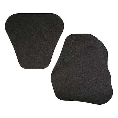 Urinal Mat, Black, Unscented, 17 in, PK6 MPN:GRP7001-BK