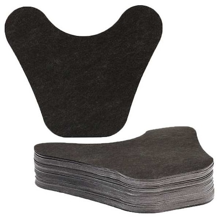 Adhesive Backed Toilet Floor Mat, PP, PK50 MPN:GRP7503-BK