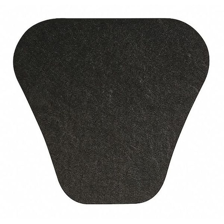 Urinal Mat, Black, Unscented, 23.5 in, PK36 MPN:GRP7602-BK