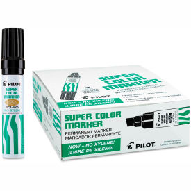 Pilot® Jumbo Refillable Permanent Marker Chisel Tip Black 45100