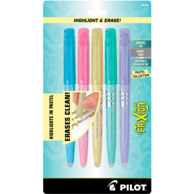 Pilot® FriXion Light Pastel Collection Erasable Highlighters Chisel Tip Asstd Colors 5/Pk 46543