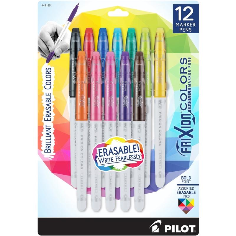 Pilot FriXion Colors Erasable Marker Pens 12 / Pack MPN:44155
