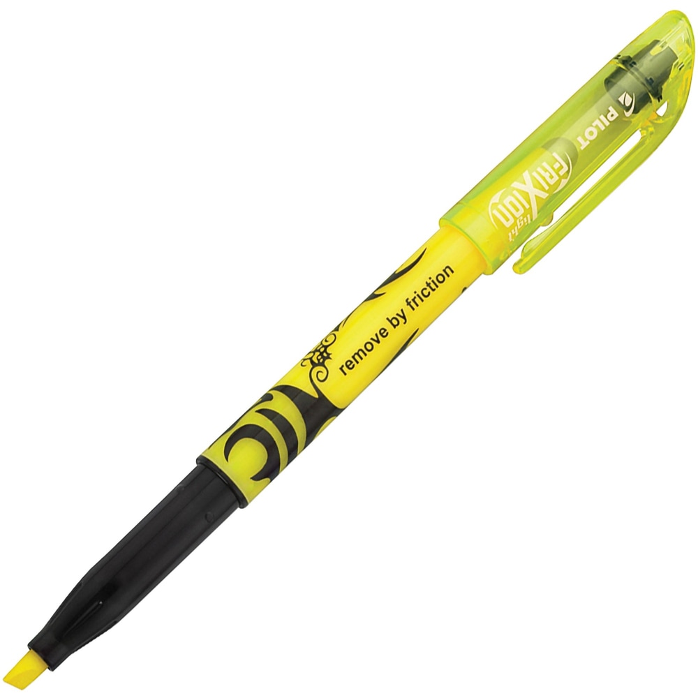 Pilot FriXion Light Erasable Highlighters, Pack of 12, Chisel Tip, Yellow MPN:46502