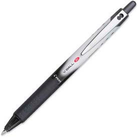 Pilot® V Ball RT Rolling Ball Retractable Pen Extra Fine 0.5mm Black Barrel/Ink Dozen 26106