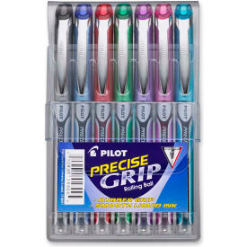 Pilot® Precise Grip Rolling Ball Pen Extra Fine 0.5mm Assorted Ink 7/Pack 28864