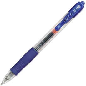 Pilot® G2 Gel Retractable Rollerball Pen Extra Fine 0.5mm Blue Ink Dozen 31003