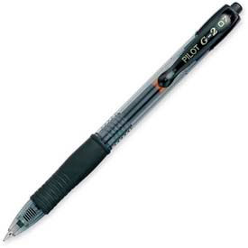 Pilot® G2 Gel Retractable Rollerball Pen Fine 0.7mm Black Ink Dozen 31020