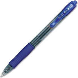 Pilot® G2 Gel Retractable Rollerball Pen Fine 0.7mm Blue Ink Dozen 31021