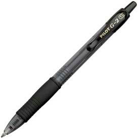 Pilot® G2 Gel Retractable Rollerball Pen Bold 1.0mm Black Ink Dozen 31256