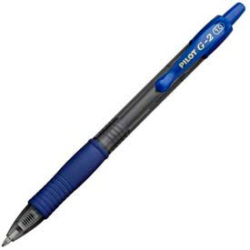 Pilot® G2 Gel Retractable Rollerball Pen Bold 1.0mm Blue Ink Dozen 31257