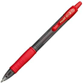 Pilot® G2 Gel Retractable Rollerball Pen Bold 1.0mm Red Ink Dozen 31258