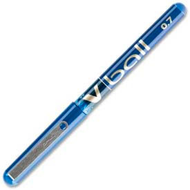 Pilot® V Ball Rolling Ball Pen Fine 0.7mm Blue Barrel/Ink Dozen 35113