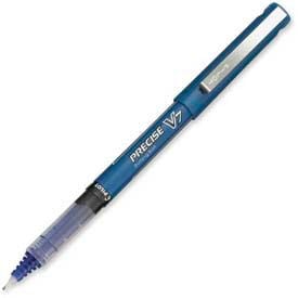 Pilot® Precise V7 Rolling Ball Pen Non-Refillable Fine 0.7mm Blue Ink Dozen 35349