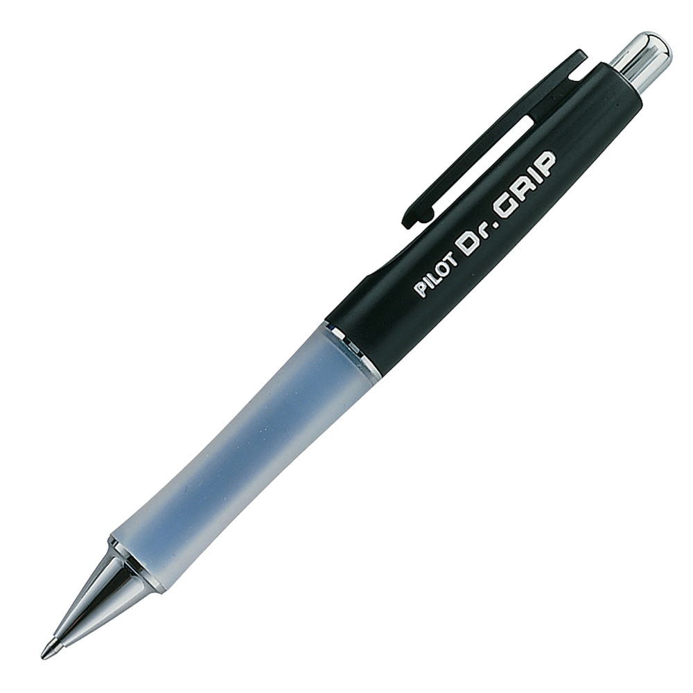 Pilot Dr. Grip Retractable Ballpoint Pen, Medium Point, 1.0 mm, Black/Blue Barrel, Black Ink MPN:36100