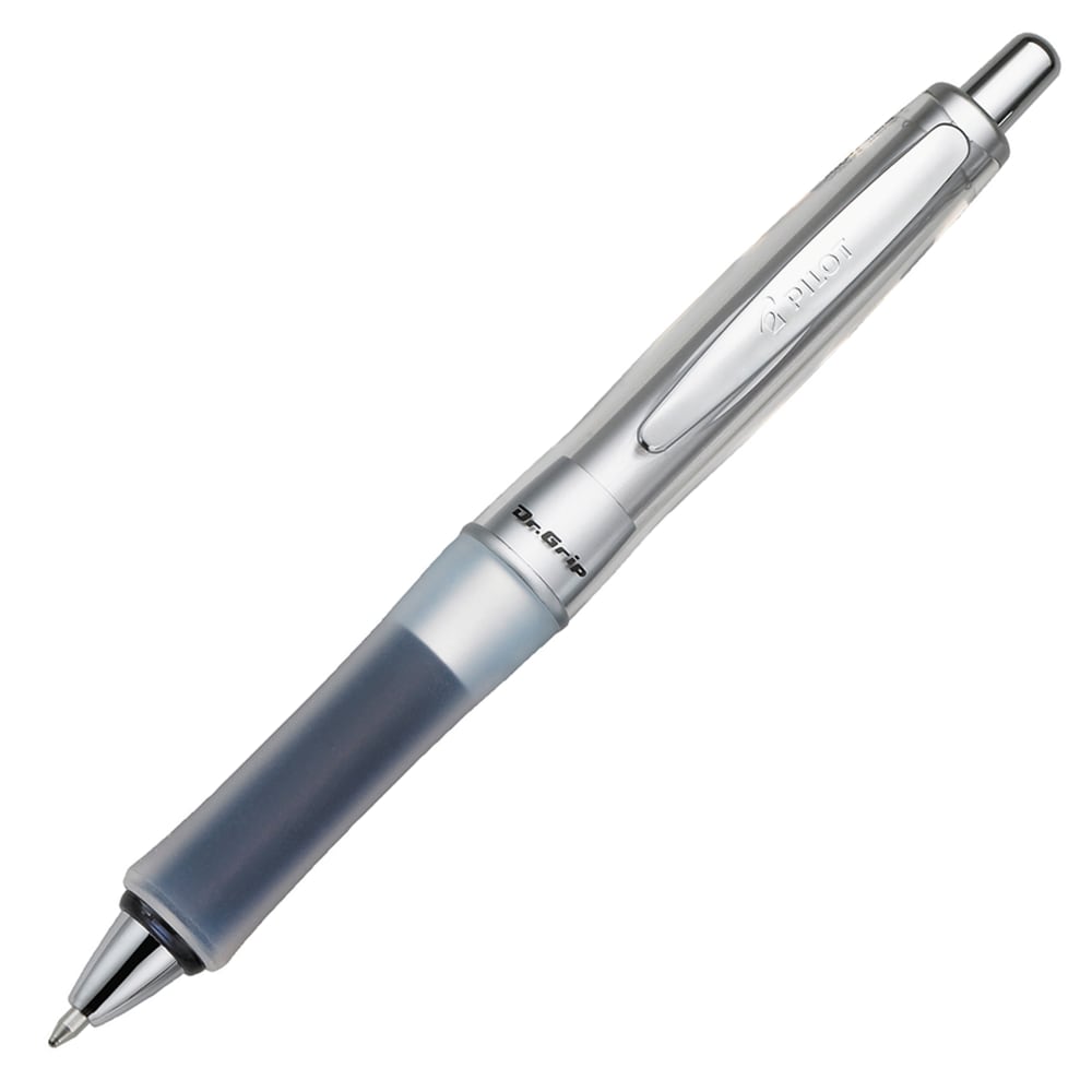 Pilot Dr. Grip Center of Gravity Ballpoint Pen, Medium Point, 1.0mm, Gray/Blue MPN:36180