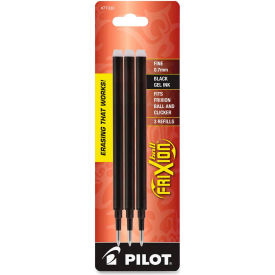 Pilot® Frixion Gel Pen Refills Black Ink Barrel 3/Pack 77330