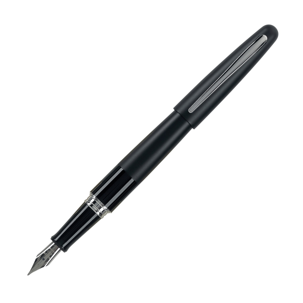Pilot MR Fountain Pen, Metropolitan Collection, Classic Design, Medium Nib, Black Barrel, Black Ink MPN:91107