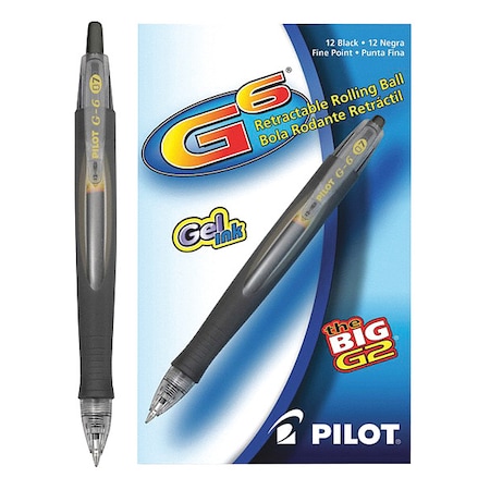 Gel Pen, Fine 0.7 mm, Black PK12 MPN:31401