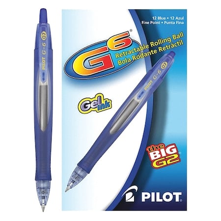 Gel Pen, Fine 0.7 mm, Blue PK12 MPN:31402