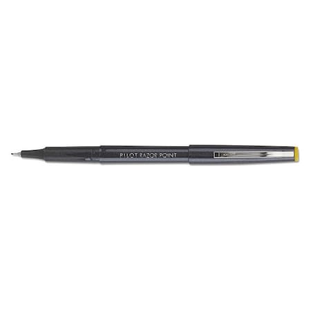 Permanent Marker, Black, Ultra Fine Tip, Capped, 12 PK MPN:PIL11001