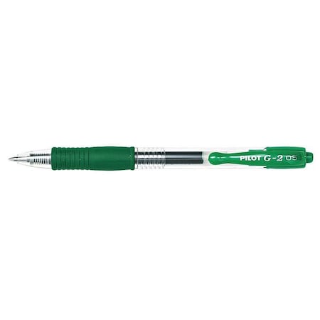 Gel Roller Ball Pen, Extra Fine 0.5 mm, Green PK12 MPN:PIL31005