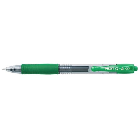 G2 Gel Ink Roller Ball Pen, Fine 0.7 mm, Green PK12 MPN:PIL31025