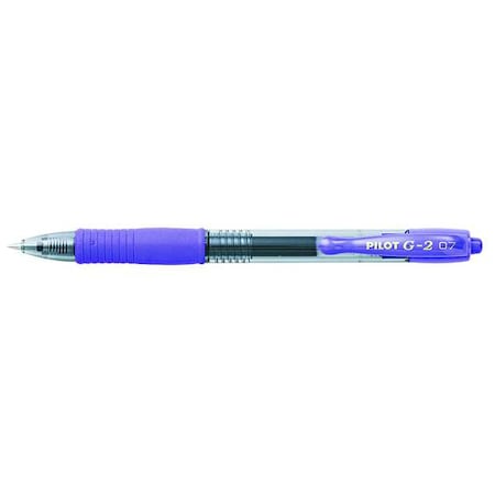 G2 Gel Ink Roller Ball Pen, Fine 0.7 mm, Purple PK12 MPN:PIL31029