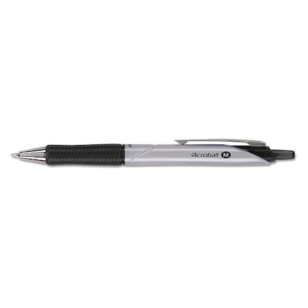 Acroball Pro Advanced Ink Hybrid Gel Pen, Retractable, Medium 1 mm, Black, PK12 MPN:PIL31910