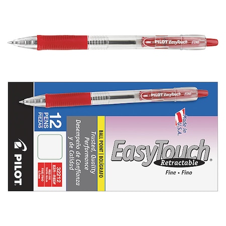 Retractable Pen, Fine 0.7 mm, Red PK12 MPN:PIL32212