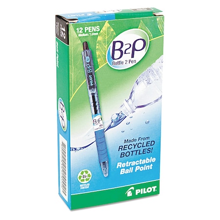Retractable Pen, Medium 1.0 mm, Black PK12 MPN:PIL32800