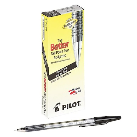 Stick Pen, Fine 0.7 mm, Black PK12 MPN:PIL35011