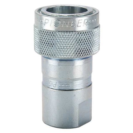 Hydraulic Quick Connect Hose Coupling, Steel Body, Sleeve Lock, 1