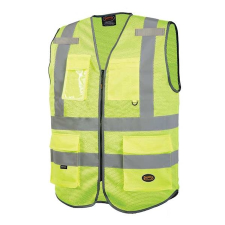 Multi Pocket Mesh Vest, Green, 2XL MPN:V1024860U-2XL