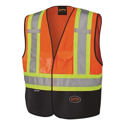 134BBAU Orange Solid Vest MPN:V1020251U-4/5XL