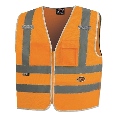 6855U Orange Safety Tricot MPN:V1025150U-M