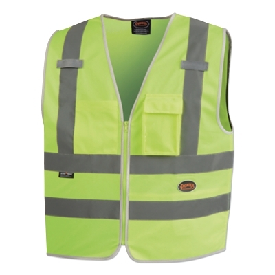 6856U Green Safety Tricot Vest MPN:V1025160U-XL
