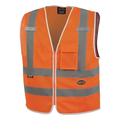 6853U Orange Safety Meshvest MPN:V1025250U-S