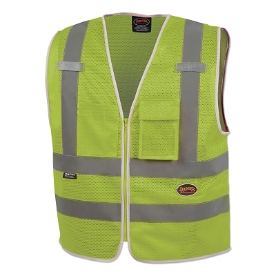 6854U Green Safety Meshvest MPN:V1025260U-S