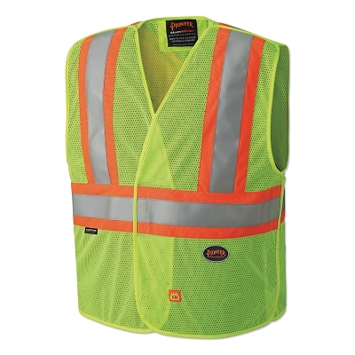 6916AU Hv Y/G Fr Vest S/M MPN:V2510860U-S/M