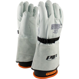 PIP Top Grain Goatskin Leather & Nylon Protector For Novax® Gloves Orange & White Size 11 148-6000/11