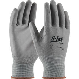 PIP® 33-G125/S G-Tek® GP™ General Duty Nylon Glove Polyurethane Coated Gray S 33-G125/S