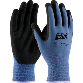 PIP G-Tek® Nitrile MicroSurface Nylon Grip Gloves 12 Pairs/DZ X-Large 34-500/XL